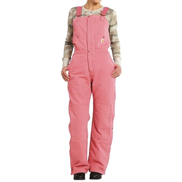 pink bibs carhartt